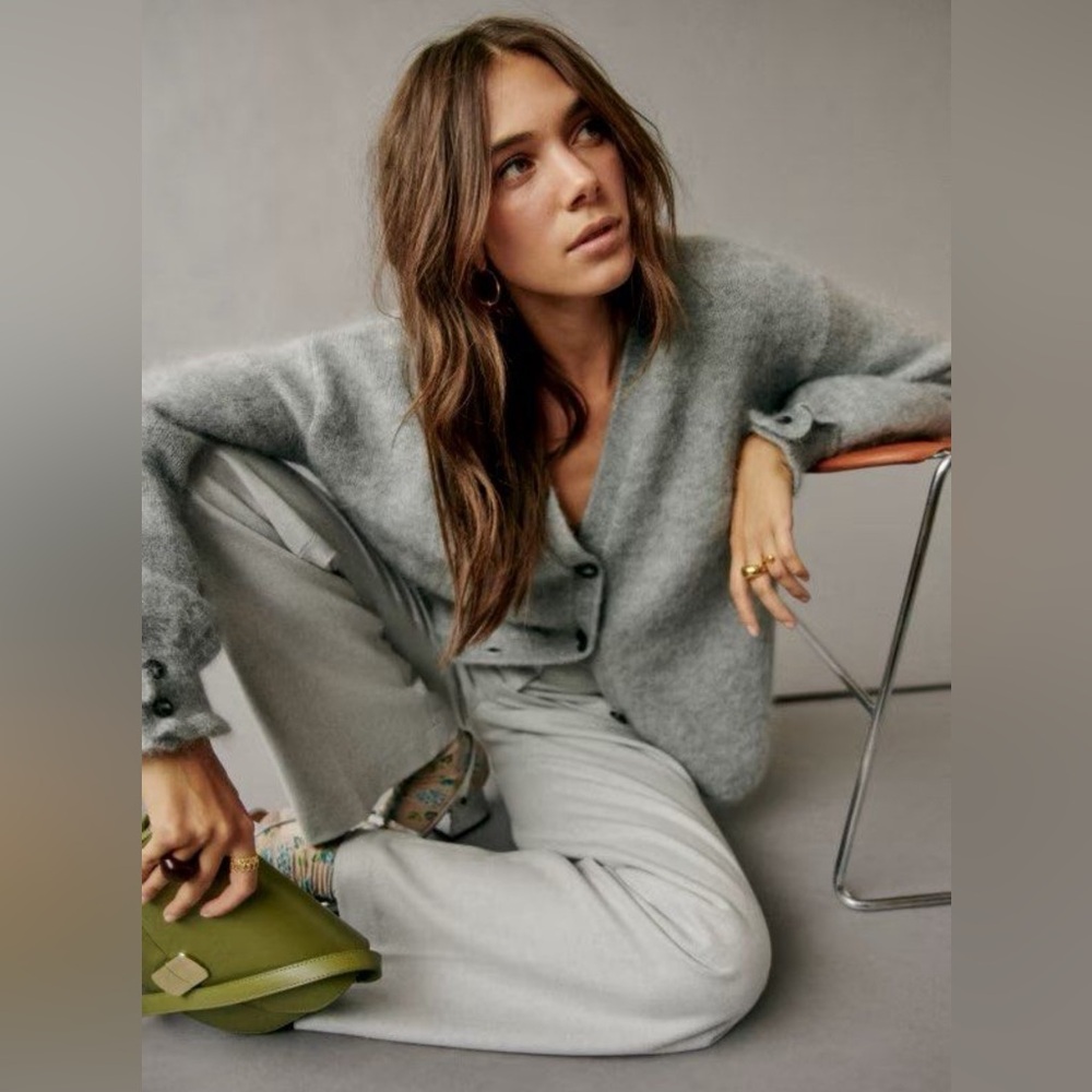 Sezane Mia Jumper in Grey XS